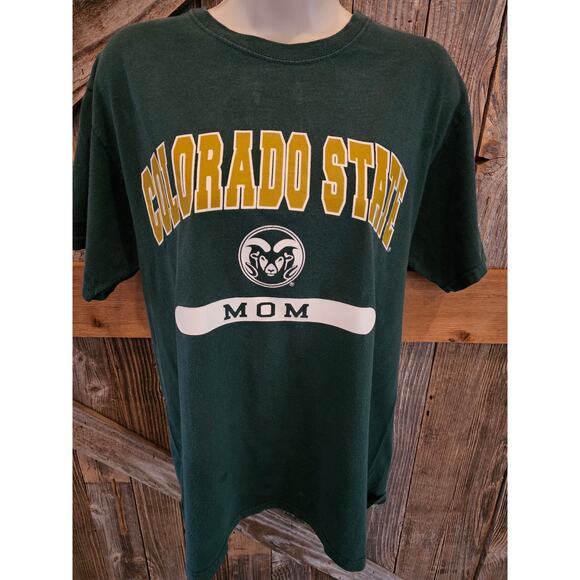 Russell Tops - Russell Colorado state mom size medium school pride t shirt womens *FLAW*